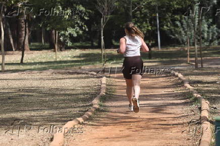 Movimentação no Parque Ibirapuera em São Paulo