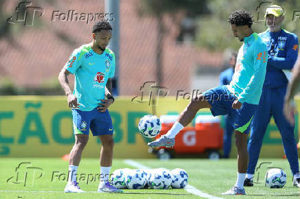 BRASIL, TREINO NA GRANJA COMARY