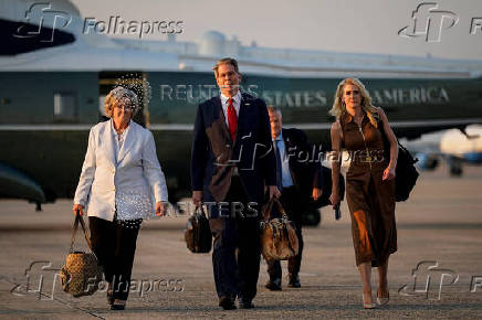 U.S. President Trump departs for New York City to attend the 80th United Nations General Assembly