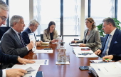 Italy's Minister for Foreign Affairs Tajani  in Brussels