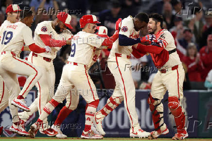 MLB: Toronto Blue Jays at Los Angeles Angels