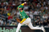 MLB: Los Angeles Angels at Athletics