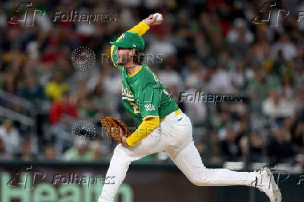 MLB: Los Angeles Angels at Athletics