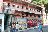 Incêndio em casarão na lapa no rio de janeiro