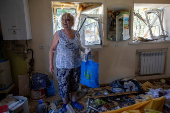 Aftermath of a Russian attack in Zaporizhzhia