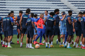 Entrenamiento de selección Ecuador