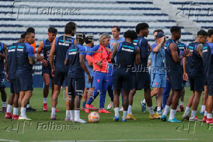 Entrenamiento de selección Ecuador