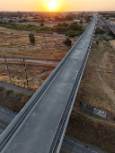 California High-Speed Rail bridge in Madera