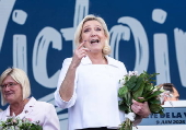 European far-right leaders celebrate Patriots' Day in France