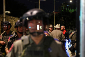 Protest against federal immigration sweeps, in San Antonio