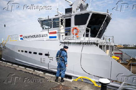 DSS Galatea arrives at Den Helder port