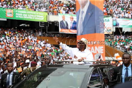 Ivorian presidential party congress in Abidjan
