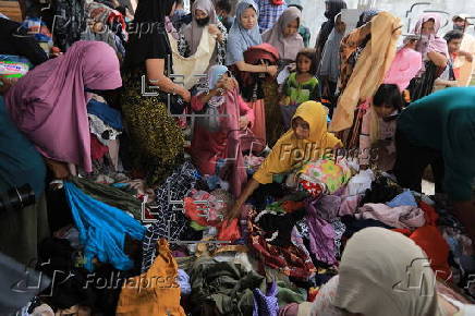 Aftermath of floods and landslides that killed hundreds people in Sumatra