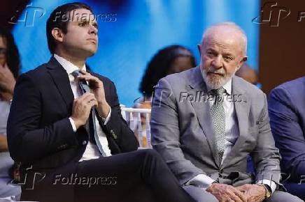 O presidente da Câmara, Hugo Motta (Republicanos-PB), em cerimônia