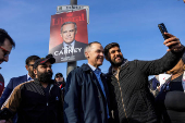 Canada's Prime Minister Mark Carney departs from Pierre Elliott Trudeau Airport, in Dorval