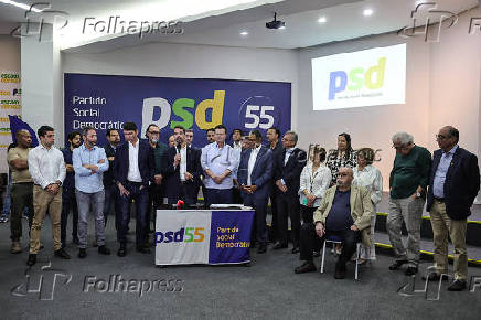 Filiação do governador do RS, Eduardo Leite, ao PSD em SP