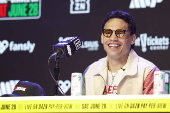 Boxers Jake Paul and Julio Cesar Chavez Jr. hold press conference for upcoming boxing mastch