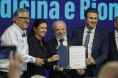 SAO PAULO, SP, 22.05.2025-LULA PARTICIPA DA CERIMONIA DE CURSOS NO SIRIO-LIBANES