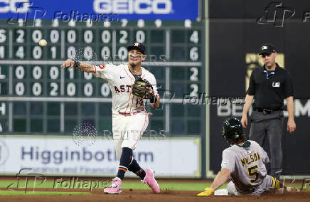 MLB: Athletics at Houston Astros