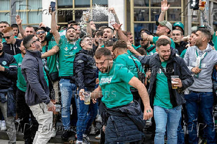 Conference League - Final - Real Betis & Chelsea fans gather in Wroclaw