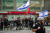 Protest outside the Israeli consulate in Toronto