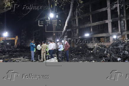 Air India plane with over 240 on board crashes after take-off in Ahmedabad
