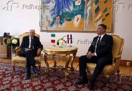 Italian President Sergio Mattarella visits Croatia