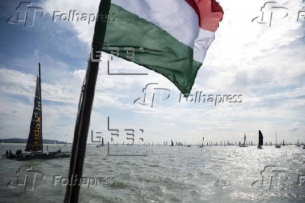 International yachting race around Lake Balaton