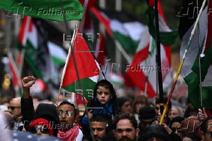 Rally in Sydney against the ongoing Israeli invasion of Gaza