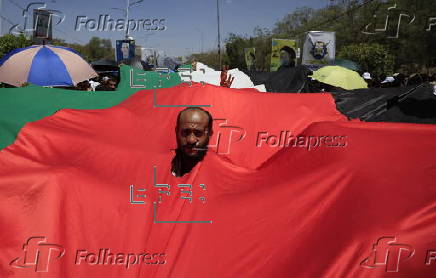 Pro-Palestinian rally in Sana'a
