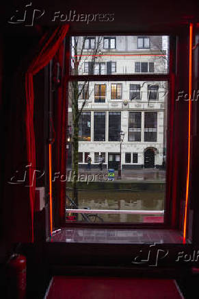 Garotas de programa no Distrito Vermelho em Amsterdã
