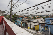 Vista do terraço da casa de Guilherme Boulos