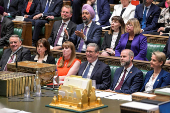 Prime Minister's Questions at the House of Commons in London