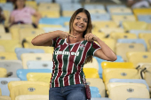 Partida entre Fluminense x Unión Española (CHI) no Maracanã.
