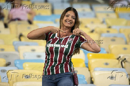 Partida entre Fluminense x Unión Española (CHI) no Maracanã.
