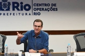 Coletiva de imprensa para apresentação fases da nova licitação do sistema de ônibus