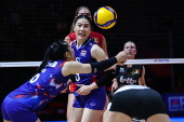 FIVB Volleyball Women's Nations League - Belgium vs Thailand