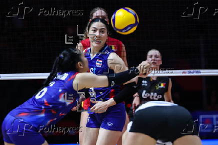FIVB Volleyball Women's Nations League - Belgium vs Thailand