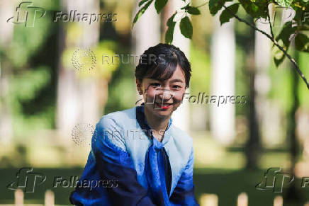 Japan's Princess Kako visits Botanical Garden (Jardim Botanico), in Rio de Janeiro
