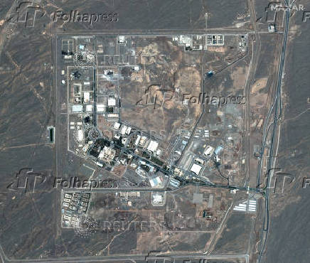 FILE PHOTO: A satellite image shows the Natanz nuclear facility after airstrike in Iran