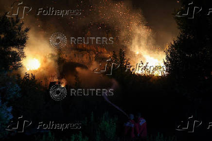 Wildfire in Albania