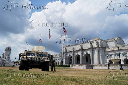 U.S. President Trump deploys the National Guard and federalizes the Metropolitan Police Department, in Washington, D.C.