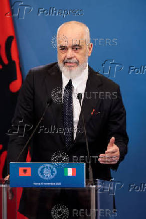 Italian PM Meloni and her Albanian counterpart Rama attend the first intergovernmental summit in Rome