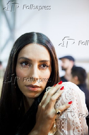 A estilista e modelo Lea T