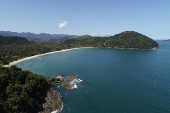 Vista aérea da praia da Barra do Sahy