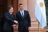 Milei llega a Asunción para reunirse con Peña en su primera visita oficial a Paraguay
