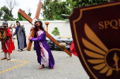 Good Friday procession in South Tangerang