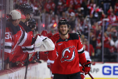 NHL: Stanley Cup Playoffs-Carolina Hurricanes at New Jersey Devils