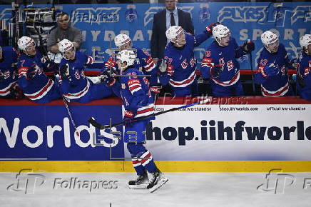 2025 IIHF Ice Hockey World Championship semifinals - Sweden vs USA