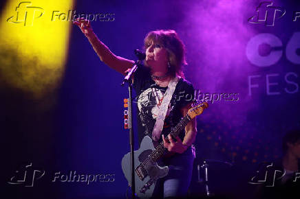 The pretenders se apresenta no c6 fest no auditorio ibirapuera, em são paulo
